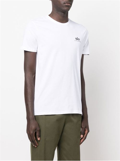 T-shirt uomo bianca Alpha Industries | 18850509